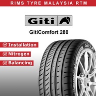 245/45R18 GITI GitiControl 280 - 18 inch Tyre Tire Tayar (Promo17) 245 45 18 ( Free Installation )