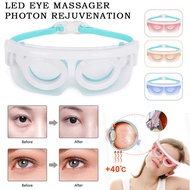 LED Eye Massager with Hot Compress Photon Rejuvenation Eye Mask Instrument for Beauty and Healthy Eye