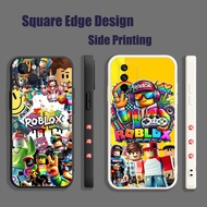 Casing For OPPO A39/A57 Reno 5 A54 A71 F9 Pro Reno6 Z Roblox Game Cartoon KMJ86 Phone Case Square Ed