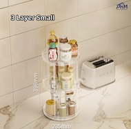 SG seller Rotating Spice Rack Organizer Seasoning Holder Condiments Storage Home Supplies for Kitche