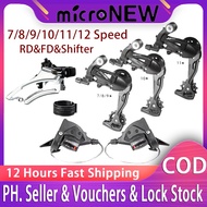 MicroNEW shifter RD/FD 7/8/9/10/11/12s Bicycle Rear Derailleur for MTB front Derailleur