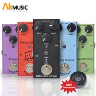 Electric Guitar Pedal Vintage Overdrive/Distortion Crunch/Distortion/US Dream/Classic Chorus/Vintage Phase/Digital Delay