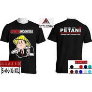 COOL INDONESIAN FARMERS' T-SHIRT PROUD TO BE A REAL COMBED COTTON FARMERS