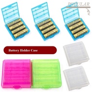 POPULAR 4 AA AAA Organizer Plastic for Battery Holders Battery Holder Storage
