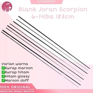 Cicakshop88 blank liebe hollow rod scorpion 6-14lbs Original
