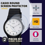 Casio Round Watch Screen Protector / Universal Round Watch Protector (43mm - 45mm) CasioProtector [R