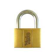 Yale V-Series Brass Padlock - (20mm - 140.20) / (25mm - 140.25) / (30mm - 140.30) / (40mm - 140.40) / (50mm - 140.50) / (60mm - 140.60)/ (70mm - 140.70) - Extra Strong Hardened Steel Shackle (Yale 140)