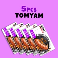 Dokkaebi HALAL Sosej Black Pepper Honey Mustard Tomyam Chicken Mini Sausage Bite Ready-To-Eat Snack 
