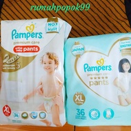 Pampers XL36 premium care active pants (Rumahpopok99)