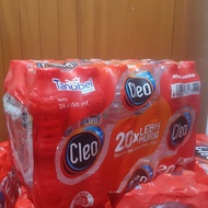 Cleo 550ml botol sedang 1 plastik isi 24 botol