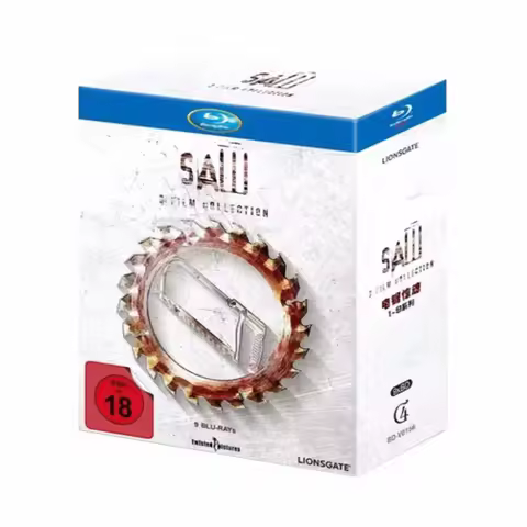 BD Blu-ray Disc Saw 1-9 Super High Definition Classic Movies 9 Discs CD High Definition Box