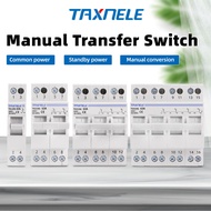 1P 2P 3P 4P 63A MTS Dual Power Manual Transfer Isolating Switch Interlock Circuit Breaker 230V 400V 