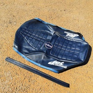 SUZUKI Seat cover RC 80SUZUKI Leather Seat Rc 100 Set Belt Seat Saddle Cover RC 80 RC 100SUZUKI Blac