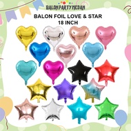 18 Inch Love Star Foil Balloon Love Star Balloon 18 Inch
