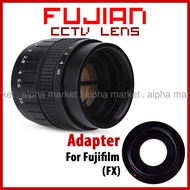 NEW Fujian CCTV Lens 35mm f1.7 Black Adapter Adapter Converter to for Fujifilm Fuji X FX X-H1 X-T1 X