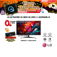 [ผ่อน 0% 10 ด.]LG ULTRAFINE 32-INCH 4K UHD L1-32UR500K-B (VA 4K 60Hz)/ประกัน 3 Years