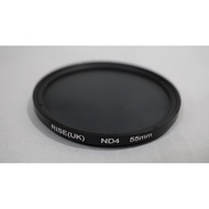 55mm ND 4 - Rise UK Neutral Density ND4 Filter 55 mm