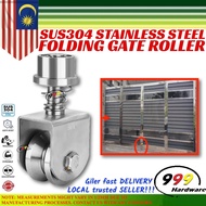 999【SUS304】STAINLESS STEEL FOLDING GATE ROLLER SET U/UV / WELDING GATE ROLLER / HOUSE AUTOGATE WHEEL