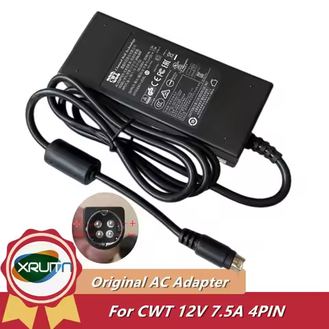 Genuine CWT 90W 2AAL090F AC Adapter Charger For SYNOLOGY DS416 DS415PLAY DS218PLAY DS718 Power Suppl