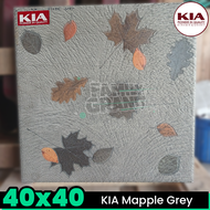 Keramik Kasar 40x40 KIA Maple Grey Lantai Teras/Garasi/Carport KW1