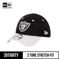 New Era 39THIRTY Las Vegas Raiders 2 Tone Grey Stretch-Fit Cap