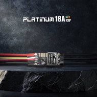 HobbyWing Platinum 18A V5 F3P Pengawal Kelajuan Elektronik untuk Drone Lumba