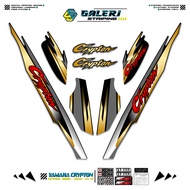 YAMAHA CRYPTON STRIPING MOTIF X1 STICKER CRIPTON 1995 1996 1997 STANDARD CRYPTON MOTORCYCLE LIST STI