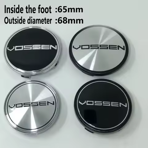 4Pcs 68mm 65mm 63mm For VOSSEN Car Wheel Center Hub Caps Wheel Center Cap Decoration Auto Styling Ri