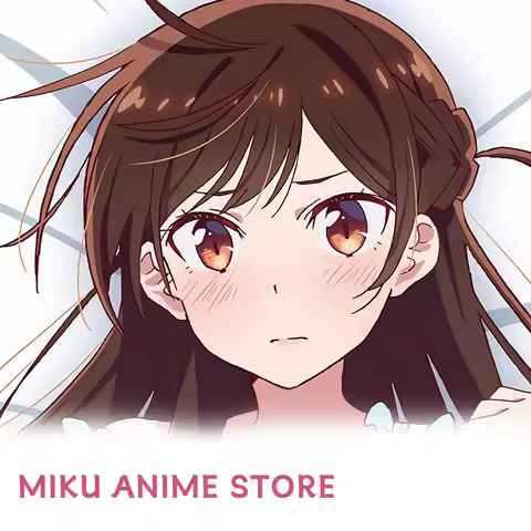 Dakimakura Cover Kanojo Okarishimasu Mizuhara Chizuru Anime Double-Sided Print Pillowcase Life-Size 