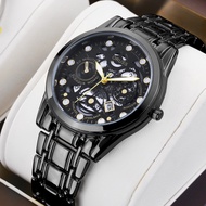 ORUSS Business Mech Mens Watch | Quartz Movement | new non-mechanical steel Gift Waterproof Calendar