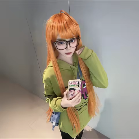 Game NAVI Futaba Sakura Cosplay Costume Adult Unisex Pullover Pixel Printing Hoodies Uniform Top Chr