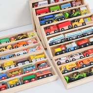 Children's Wooden Box Train Set Multi-Functional Scene Compatible with Thomas Track3-6Years Old