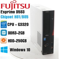 Japanese synchronized computer Fujitsu D753/G H81/B85 G3220/2GB ram /250GB super durable HD.
