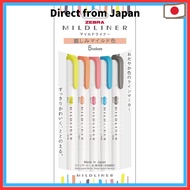 Zebra Mildliner Highlighter, Friendly Mild Color N5, WKT7-N-5C-N [Direct from Japan]