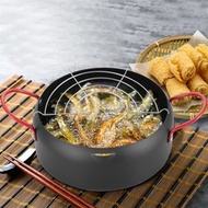 家用油炸鍋 天婦羅鍋，規格:20cm無夾子