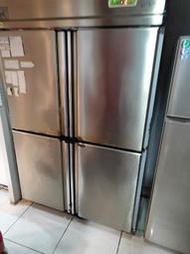 二手 不鏽鋼 左右 雙門 營業用 自動除霜 冰箱 四門 冰箱 冷凍 冷藏 高雄市面交