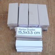 Duplex paper 15.5x3.5 cm