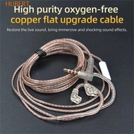 KZ Earphones Cord B/C Pin Silver Plated Oxygen-Free Copper High-Purity 2Pin Cable Upgrade ZS10 Earphone Wire