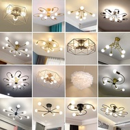 🚓Aopo Nordic Bedroom Light Ceiling Lamp Simple Modern Creative Personal Household Study Living Room Lamps Exclusive