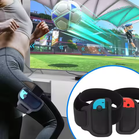 For Switch Oled Leg Straps Ring Fit Adventure Leg Adjustable Elastic Sports Straps Ring Big Adventur