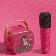 Bluetooth Wireless Speaker Mini Karaoke Machine with Microphone Mikrofon & Kit Suara