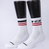 eXPONENT Refresh EOT除臭隱形氣墊短襪 - 白+紅