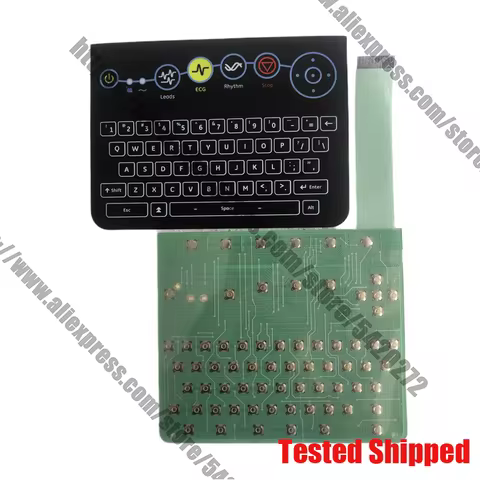 NEW MAC 2000 ECG Membrane Keyboard Film MAC2000 Button Keypad