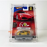 Hot Wheels Ferrari Racer Enzo Ferrari #9 Chrome Gold 2007