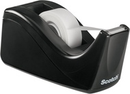 Scotch Desktop TAPE dispenser สีดำทูโทน1เครื่องจ่าย/แพ็ค (C60-BK)