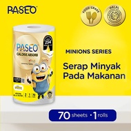 Tissue Paseo Calorie Absorb Minions Cooking Towel Kitchen Tissue 1 Roll 70 Sheets