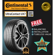 CONTINENTAL ULTRACONTACT UX7 215/60R17 NEW TYRE TIRES TAYAR BARU RIM 17 ARUZ C-HR ONLINE FREE INSTAL