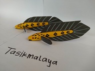 Patung ikan channa Replika ikan channa yellow sentarum yellow maru channa ys 15 cm bahan kayu mainan channa