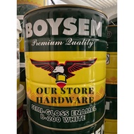 BOYSEN Semi Gloss Enamel White B-200 (16 Liters)