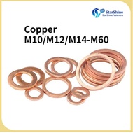 AAACopper flat gasket, marine watch flat gasket, sealing gasket, pure copper metal screw flat gasket